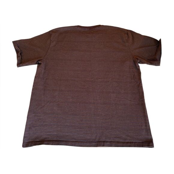 Carhartt T Shirt Relaxed Fit Heavyweight Short Sleeve Pocket Stripe Mens XL - Picture 4 of 9